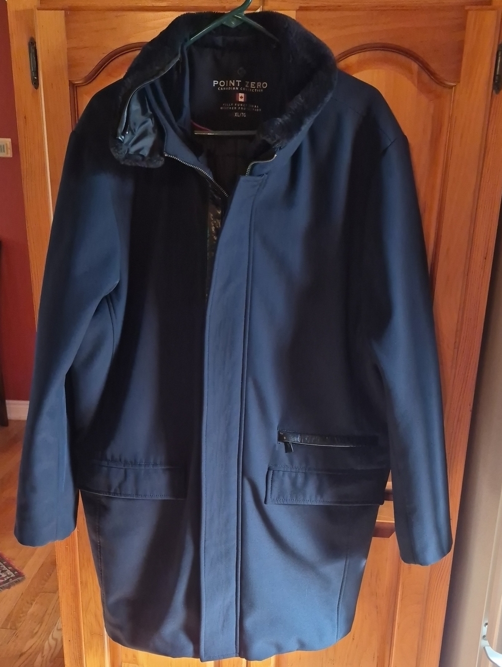Point Zero Canadian Collection Women's Tailored Car Coat XL